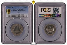 1939-D Mark J-354 MS64