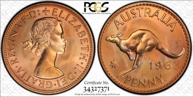 1963 Y. (p) 1D PR67RD