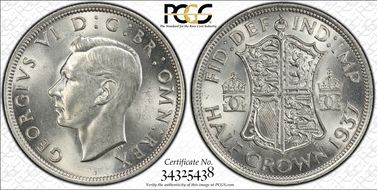 1937 1/2 Cr S-4080 MS63