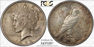 1922 $1 MS63