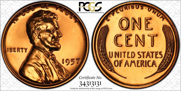 Cert 34313131 - Coin Image