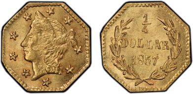 1857 G25C BG-1301 MS64