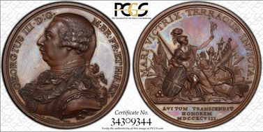1798 Medal Eimer-897 Bronzed AE SP64