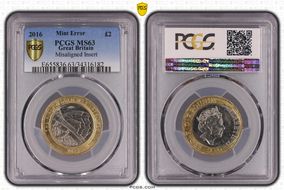 2016 £2 S-K41 WWI The Army MS63