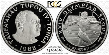 1988 10 P Olympics - Discus Pt. PR69DCAM