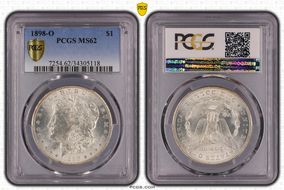 1898-O $1 MS62