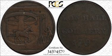 1797 Tk 1/2D DH-1 Cumberland, Low Hall XF40BN