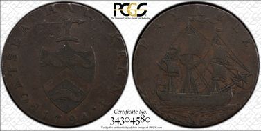 1794 Tk 1/2D DH-75 Hampshire, Portsea XF40BN