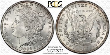1886 $1 MS65