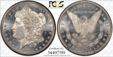 1883-CC $1 MS63PL