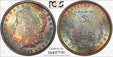 1896 $1 MS65
