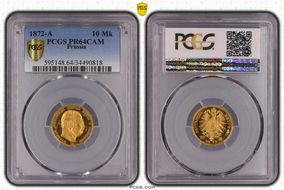 1872-A 10 Mk J-242 PR64CAM