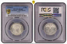 1936-G 2 Mk J-366 MS62