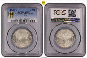 1938-E 5 Mk J-367 MS63