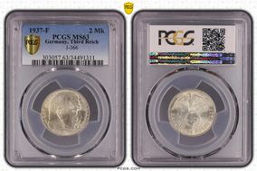 1937-F 2 Mk J-366 MS63