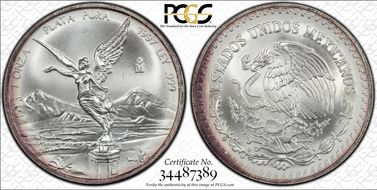 1997-Mo Onza Libertad Ag MS68