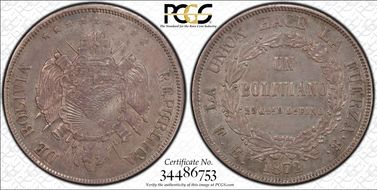 1872-PTS Boliv FE REPUB(L/B)ICA AU55