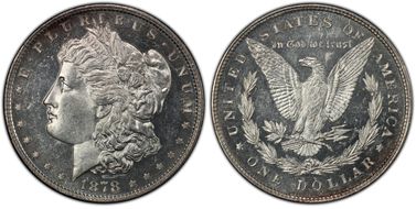 1878 8TF $1 VAM 14.8 Spiked Eye MS63DMPL
