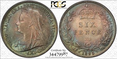 1895 6D S-3941 MS65