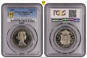 1953 1/2 Cr S-4137A PR66CAM