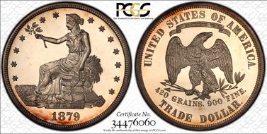 1879 T$1 Trade PR66CAM