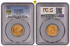 1871 Sov S-3853B Shield MS63