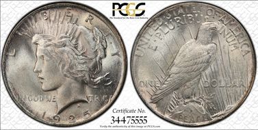 1925 $1 MS65