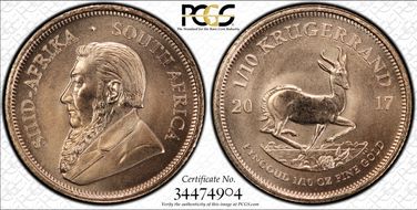 2017 1/10 KR MS69