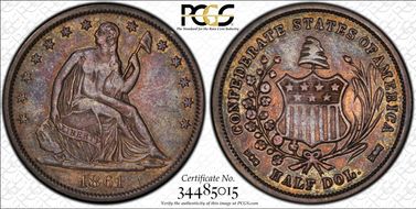 1861 50C W-12 CSA Original SP40
