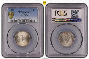 1916 1 Fr Gad-467 F-217 MS66