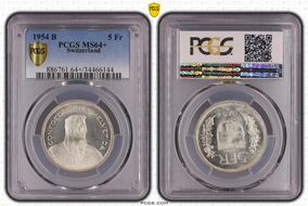 1954 B 5 Fr MS64+