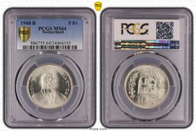 1948 B 5 Fr MS64