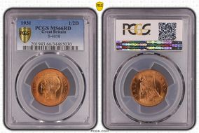 1931 1/2D S-4058 MS66RD