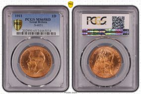 1911 1D S-4051 MS65RD