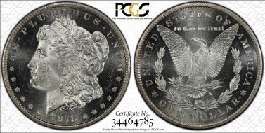 1878-CC $1 MS65DMPL