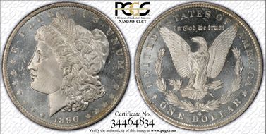 1890-O $1 MS65DMPL