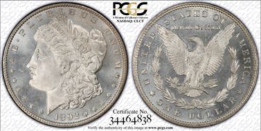 1892 $1 MS65DMPL