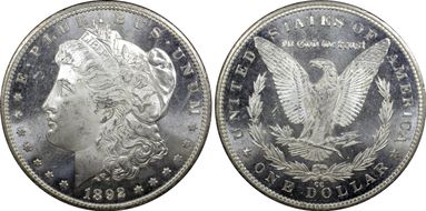 1892-CC $1 MS64DMPL