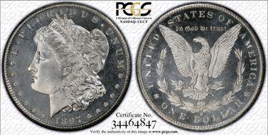 1897-S $1 MS66+ DMPL