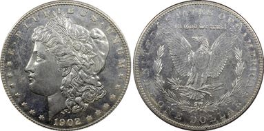 1902 $1 MS66PL
