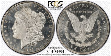 1891-CC $1 MS65DMPL