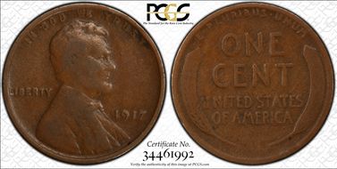 1917 1C Doubled Die Obverse G6BN