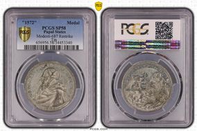 "1572" Medal Modesti-687 Restrike Tin SP58