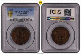 1690 Medal Miselli-266 AE AU53BN