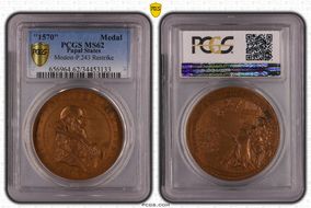 "1570" Medal Modest-P.243 Restrike MS62