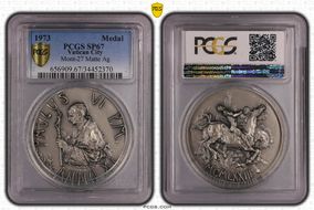 1973 Medal Mont-27 Ag Matte SP67