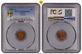 1885-A 1C Gad-88 F-104 MS66RD