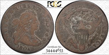 1804 10C 14 Star Reverse VG8