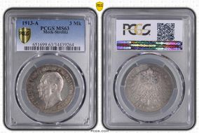 1913-A 3 Mk J-92 MS63