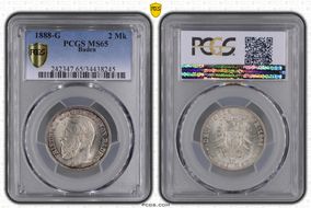 1888-G 2 Mk J-26 MS65